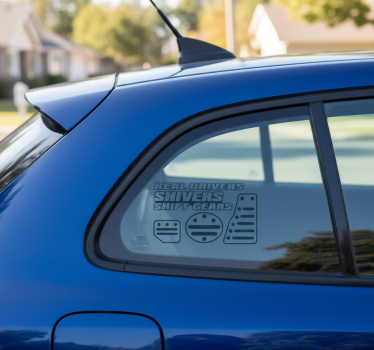 Sticker voiture déclaration de passionné de mécanique - TenStickers