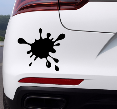 Sticker voiture design de dos de cuisine - TenStickers