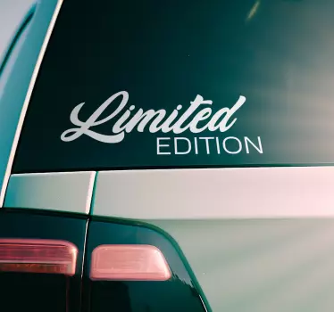 Sticker voiture Édition limitée - TenStickers