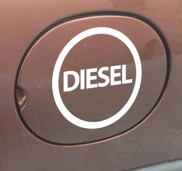 Sticker voiture essence diesel - TenStickers