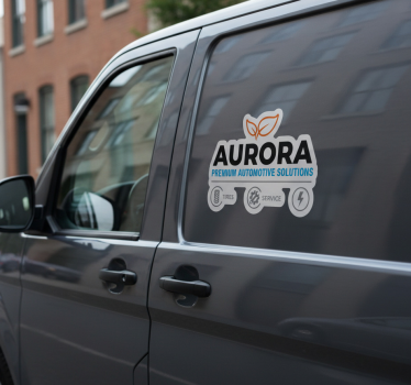 Sticker voiture logos d'entreprise personnalisés - TenStickers