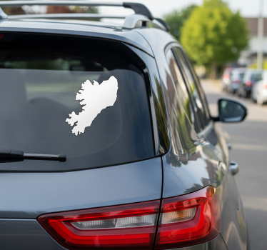 Sticker voiture mini isle de bute - TenStickers