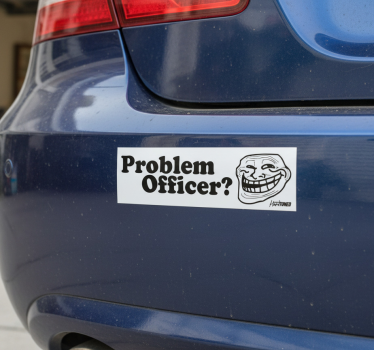 Sticker voiture problème résolu - TenStickers