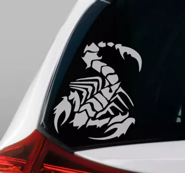 Sticker voiture scorpion - TenStickers