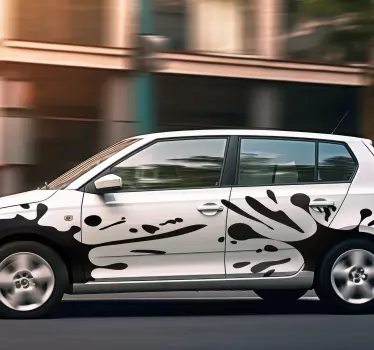 Autocollant voiture taches de peinture - TenStickers
