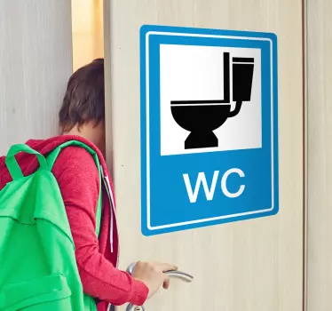 Sticker WC image - TenStickers
