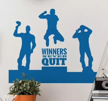 Sticker winners never quit - TenStickers