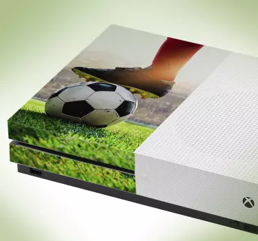 Sticker xbox coup de pied au soccer - TenStickers