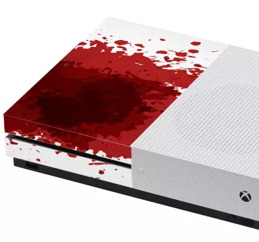 Sticker xbox couverture Éclaboussure ecarlate - TenStickers