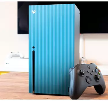 Sticker xbox enveloppe rayée azur - TenStickers
