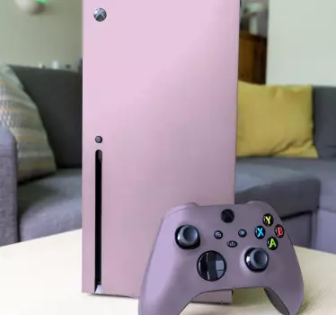 Sticker Xbox couleur unie rose - TenStickers