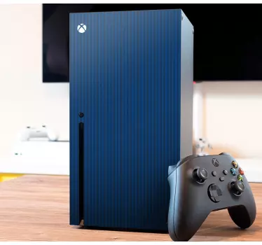 Sticker xbox housse de jeu bleue - TenStickers