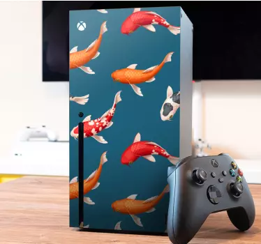 Sticker Xbox motif de poisson koi - TenStickers
