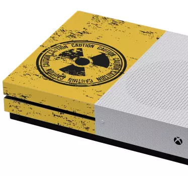Sticker xbox peau d'avertissement de danger - TenStickers