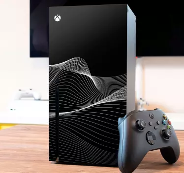 Sticker Xbox vagues de surface lisses - TenStickers