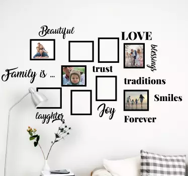 Stickers autres textes Valeurs et cadres personnalisables - TenStickers