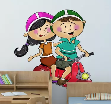 Stickers enfant moto - TenStickers