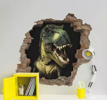 stickers muraux dinosaure Lenticulaire 3d - TenStickers
