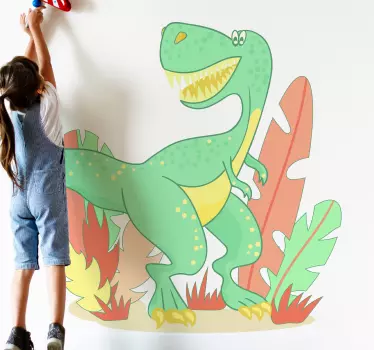 Stickers muraux Dinosaure t-rex artistique - TenStickers