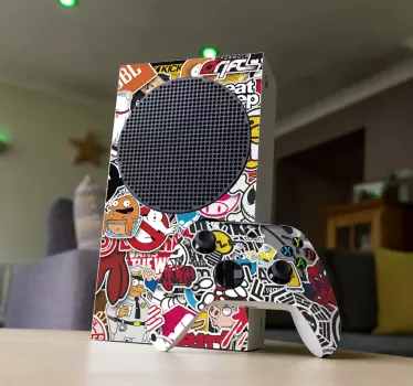 Sticker xbox collage autocollants - TenStickers