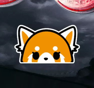 Vitrophanie vitrine Renard anime furtivement - TenStickers