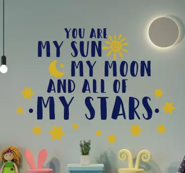 Autocollant Tu es mon soleil - TenStickers