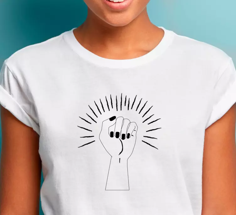 Premier t-shirt personnalisé féministe - TenStickers