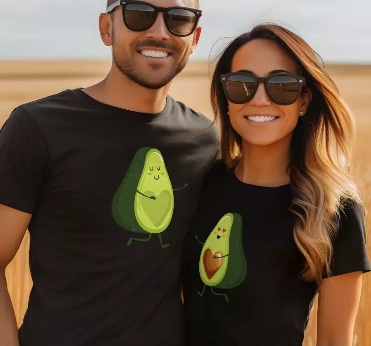 T-shirt couple heureux avocats - TenStickers