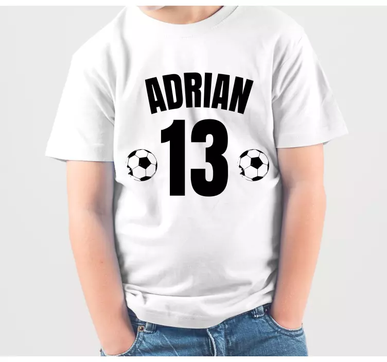 Tee shirt enfant Football personnalisé - TenStickers
