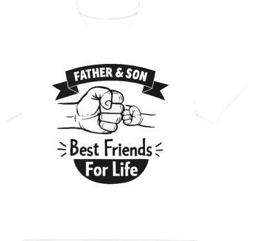 T-shirt père et fils coup de poing paternel - TenStickers