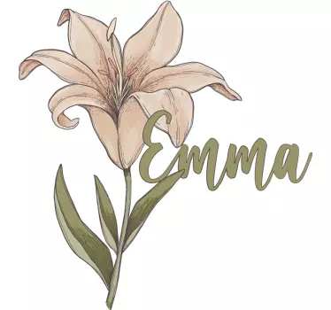 T-shirt personnalisé conception florale - TenStickers
