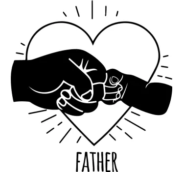 Tee shirt pere et fils Poings père et fils - TenStickers