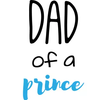Tee shirt pere et fils Prince et roi - TenStickers