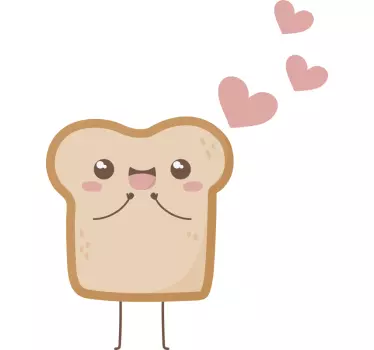 Tee shirt couple Pain et nutella - TenStickers