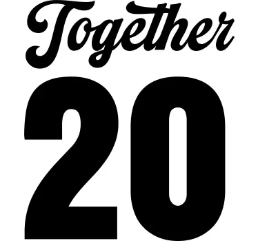   Sweat-shirt couple ensemble depuis personnalisé - TenStickers