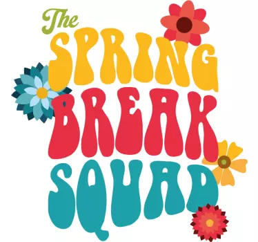 T-shirt assorti équipe du Spring Break - TenStickers