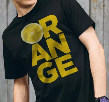 T-shirt message agrumes Éclatant - TenStickers