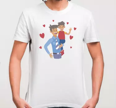 T-shirt père et fils lien père-fils sincère - TenStickers