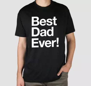 T-shirt père et fils meilleur papa de tous les temps - TenStickers
