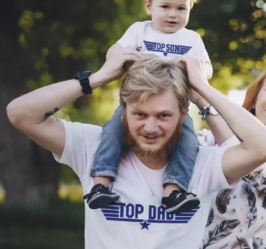 Top t-shirt assorti fils et top papa - TenStickers
