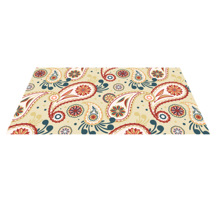 Tapis vinyle salle de bain gouttes d'eau colorées - TenStickers