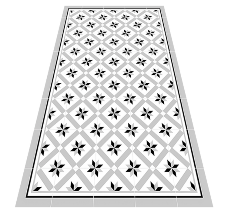 Tapis vinyle cuisine gris hydraulique - TenStickers