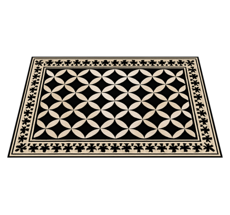 Tapis vinyle salon design traditionnel espagnol - TenStickers