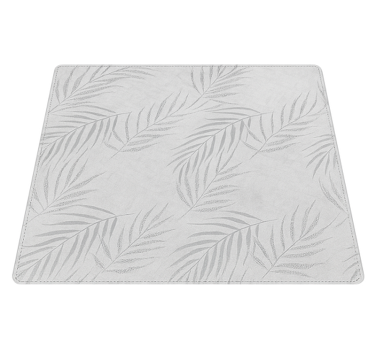 Tapis vinyle extérieur feuilles de palmier subtiles - TenStickers