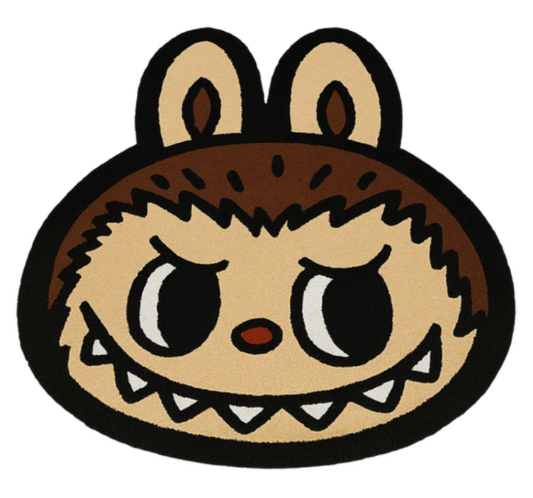 Tapis vinyle autres tapis labubu marron classique - TenStickers