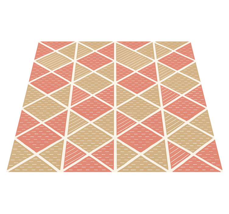 Tapis vinyle salle a manger style graphique scandinave - TenStickers