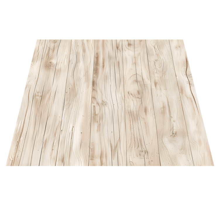 Tapis vinyle salle a manger bois clair pour table - TenStickers