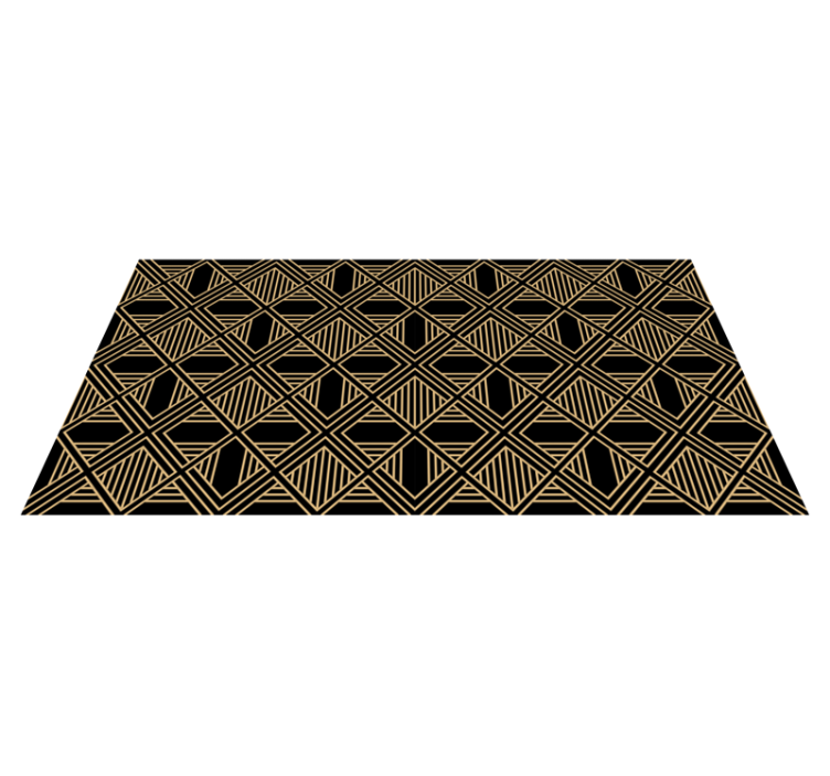 Tapis vinyle géométrique style art déco gatsby - TenStickers