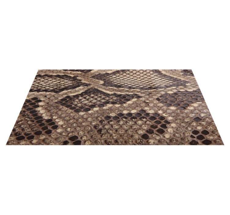 Tapis en vinyle imprimé peau de serpent - TenStickers
