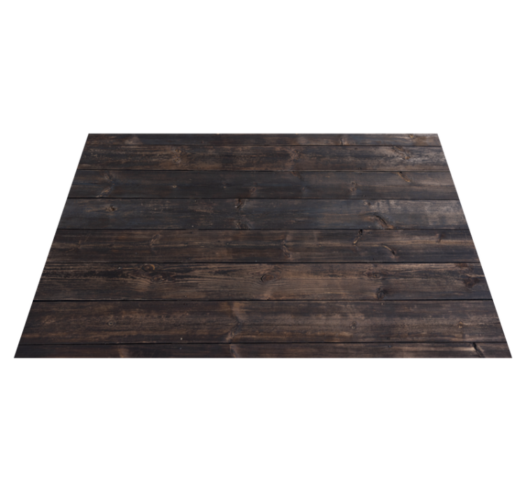 Magnifique tapis de vinyle en bois foncé - TenStickers